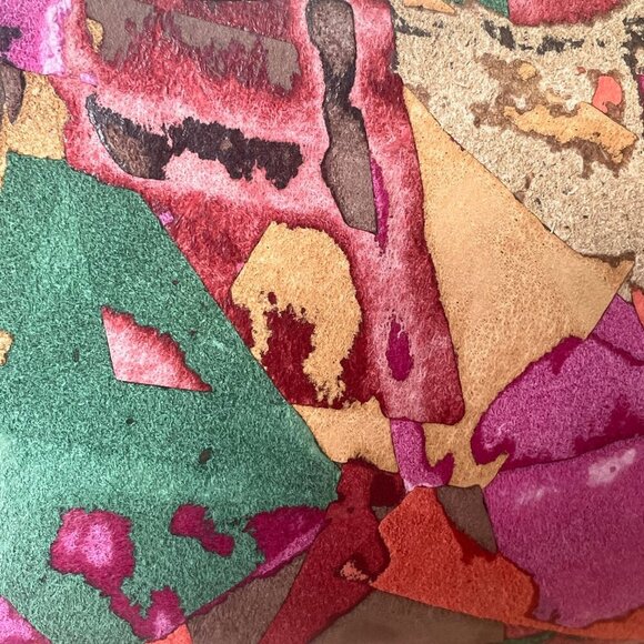 Coach Ergo Bag Upcrushed Upcrafted Pink Red Leather Coachtopia Shoulder CP404 - Picture 8 of 12